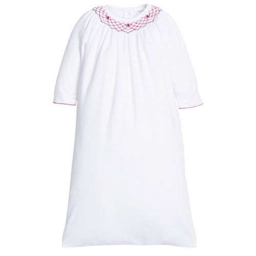 Little English Smocked Bishop Holiday Gown