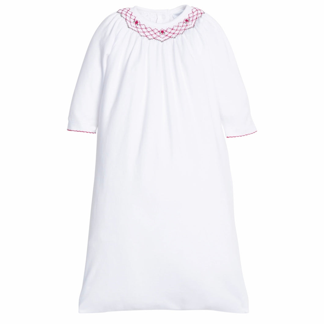 Little English Smocked Bishop Holiday Gown
