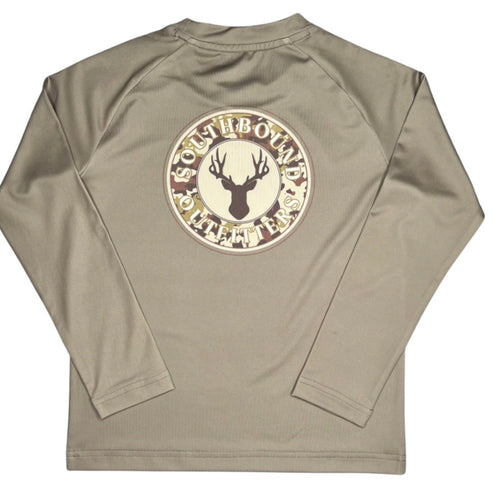 Southbound Boys LS Deer Mount Performance Tee
