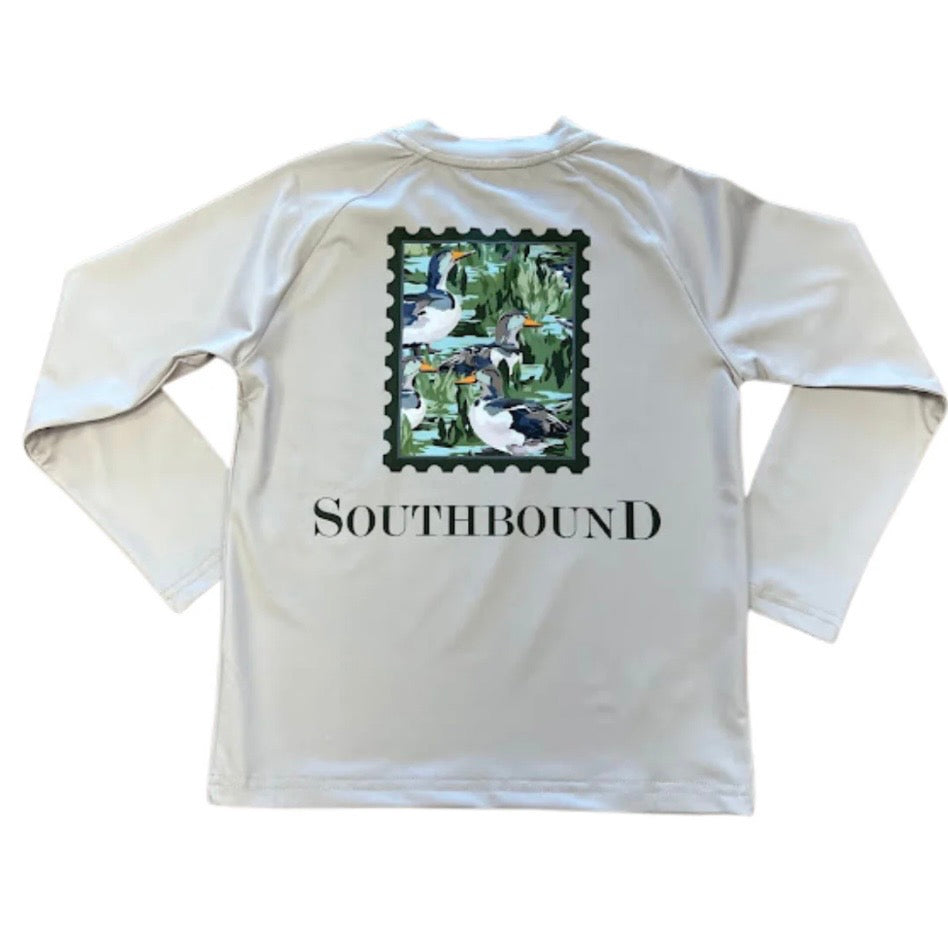 Southbound Boys LS Duck Stamp Performance Tee