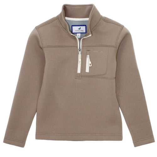 Properly Tied Boys Artic Pullover-Acorn