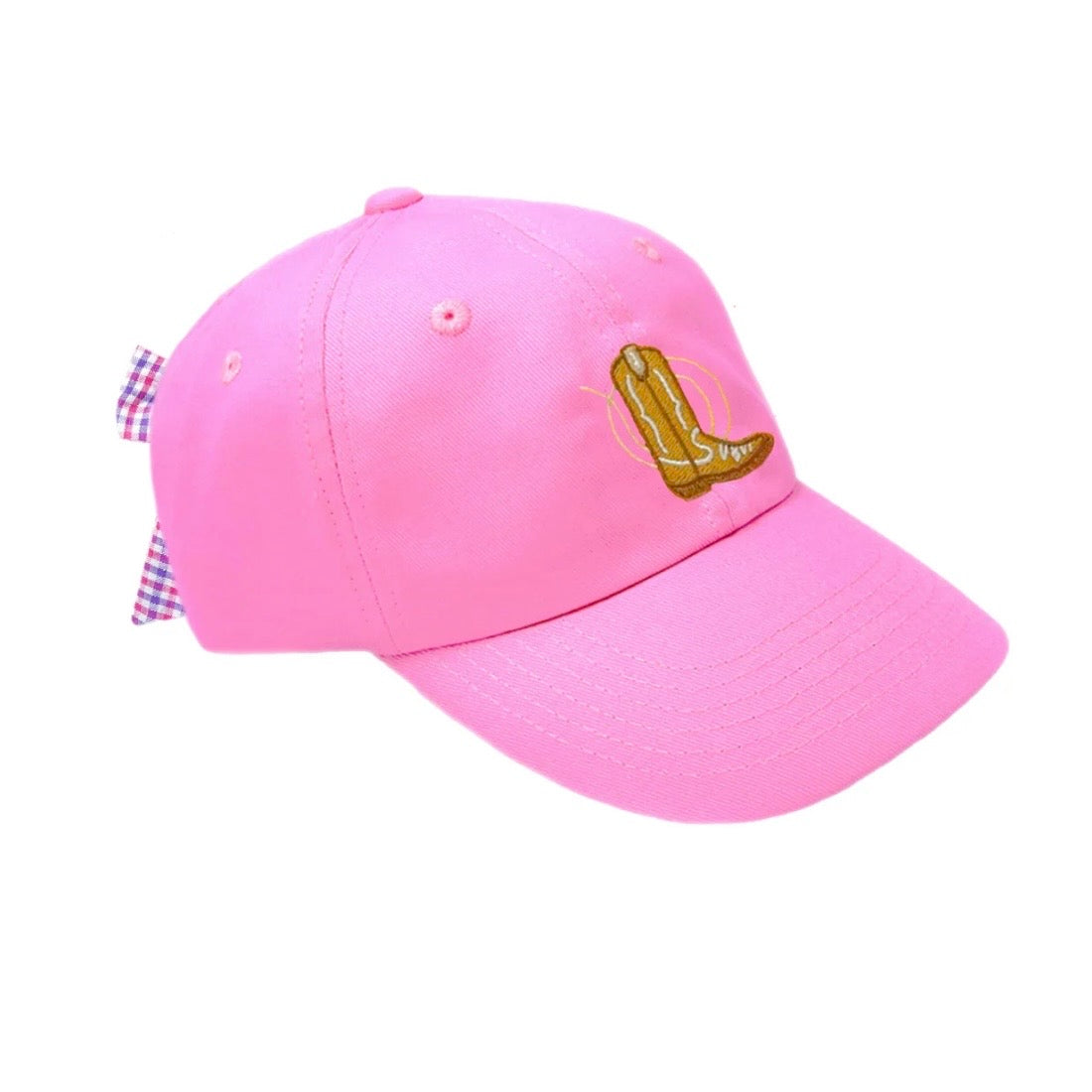 Bits and Bows Girls Cowgirl Boot Baseball Hat