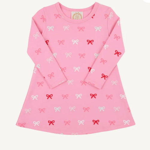 Beaufort Bonnet Girls LS Bitty Bows Polly Play Dress