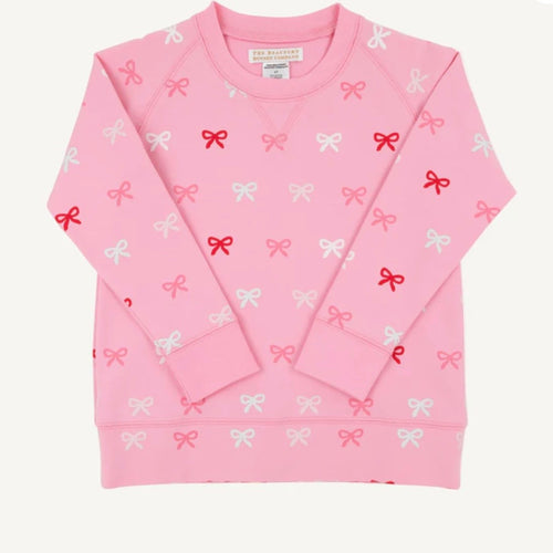 Beaufort Bonnet Girls Bitty Bows Cassidy Crewneck