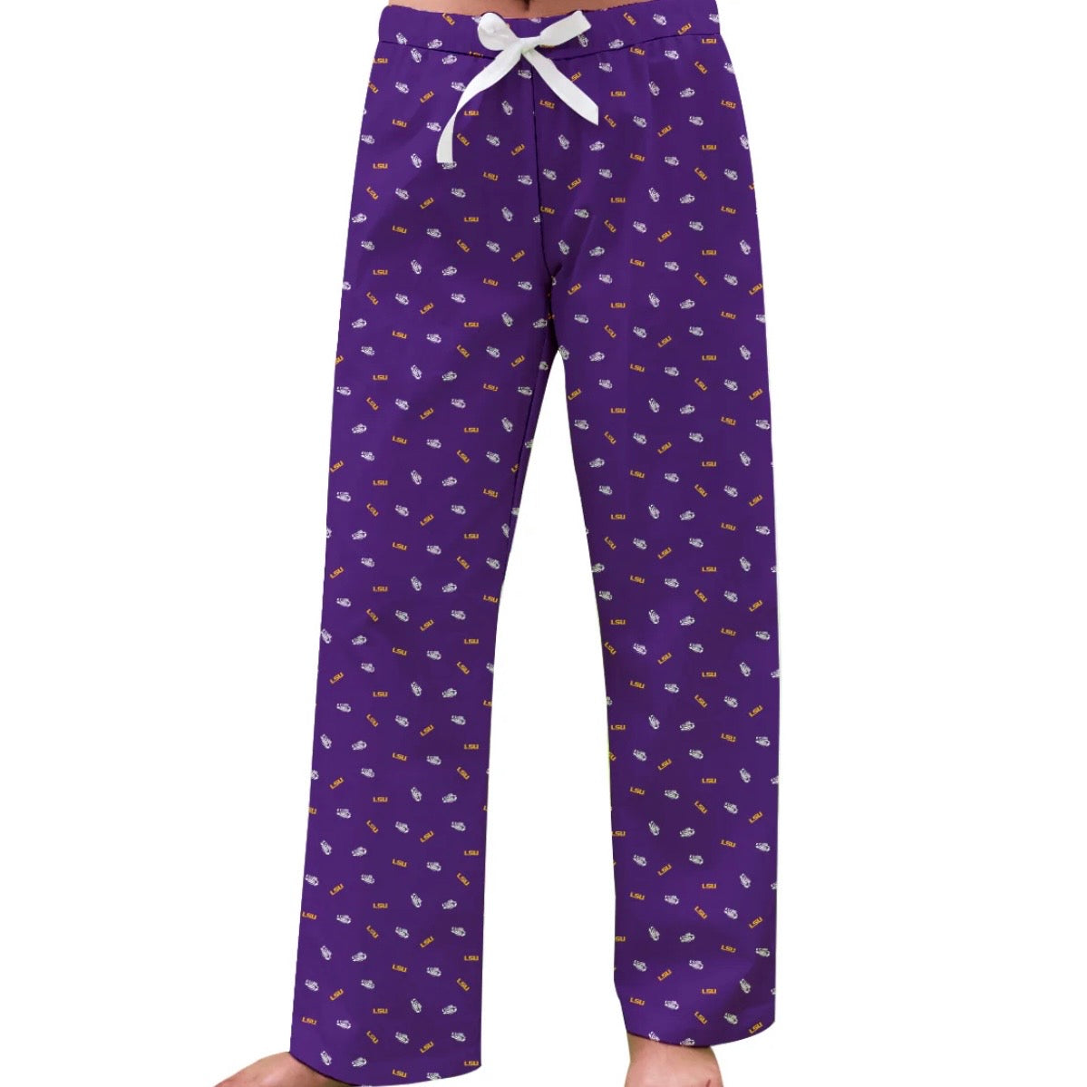 Vive La Fete Boys LSU All Over Logo Lounge Pant