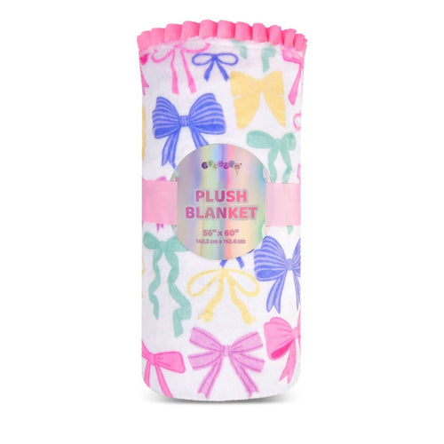Iscream Girls Pretty. Bows Plush Blanket