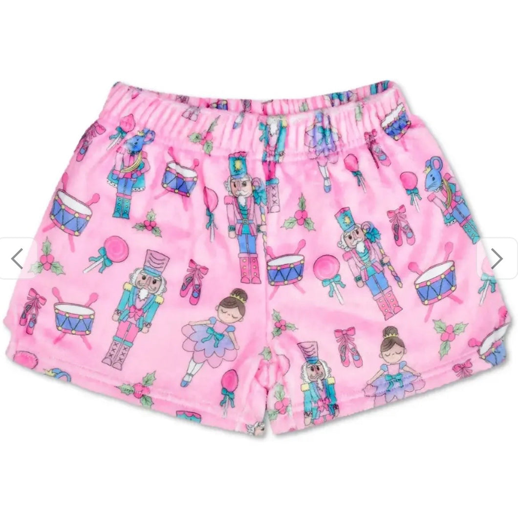 Iscream Girls Nutcracker Waltz Plush Shorts