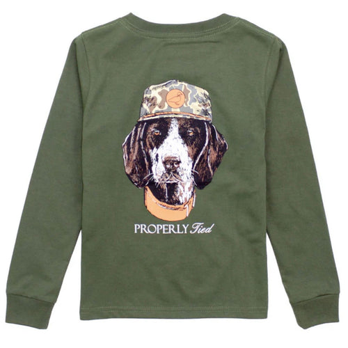 Properly Tied Boys LS Man's Best Friend Tee