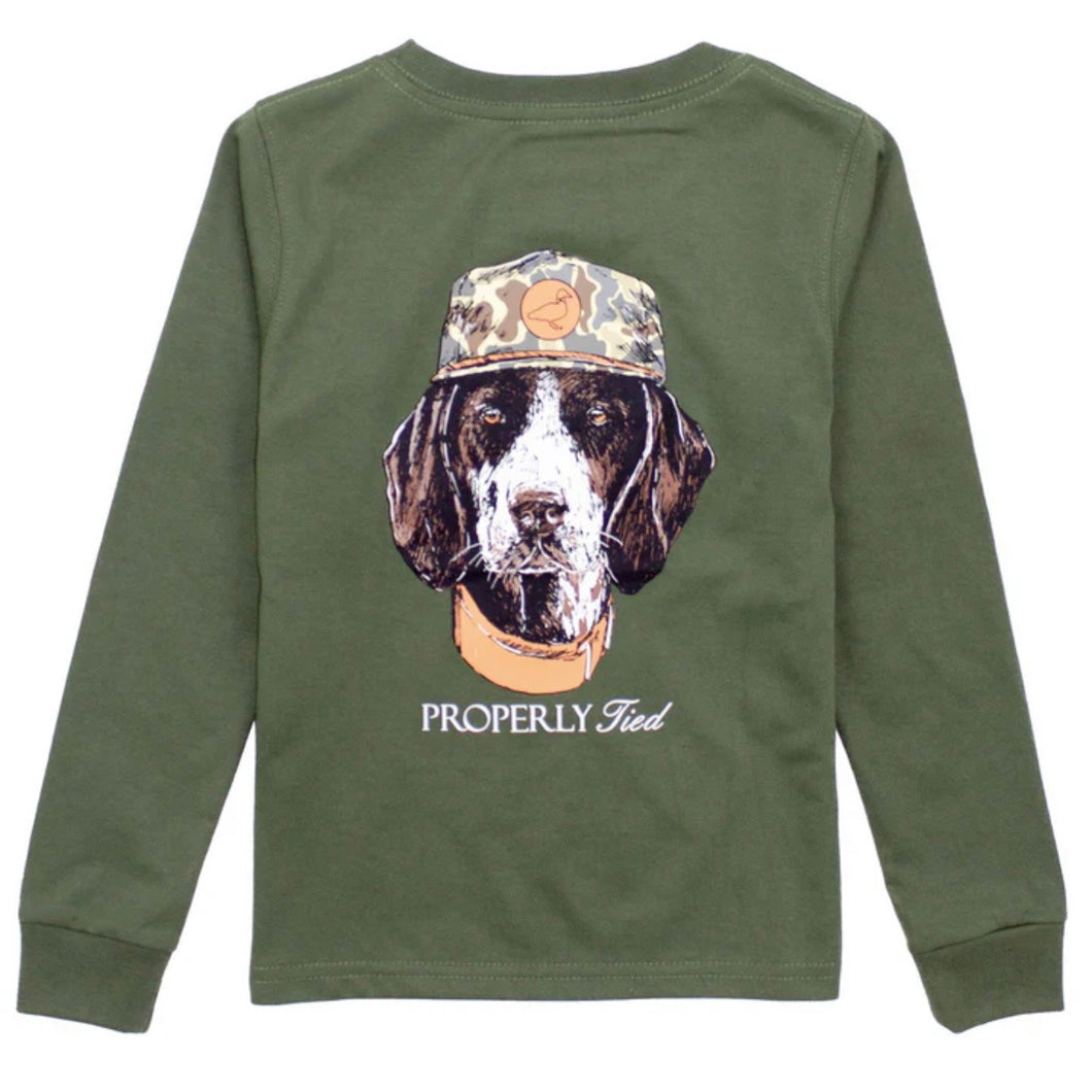 Properly Tied Boys LS Man's Best Friend Tee