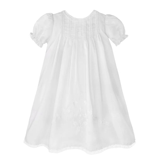 Petit Ami Girls White Heirloom Lace Daygown