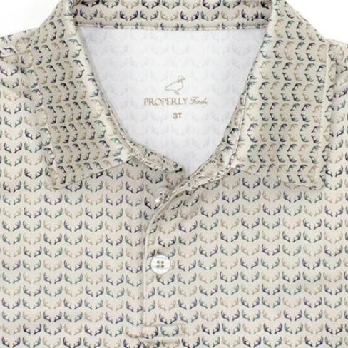 Properly Tied Boys Inlet Polo Antlers