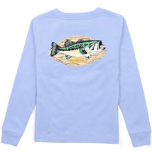 Properly Tied Boys Bass Mount Long Sleeve Tee