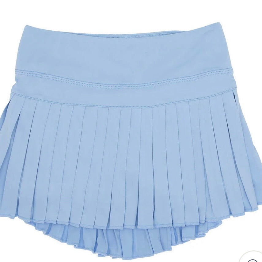 Azarhia Girls Mini Pleat Skort-Light Blue