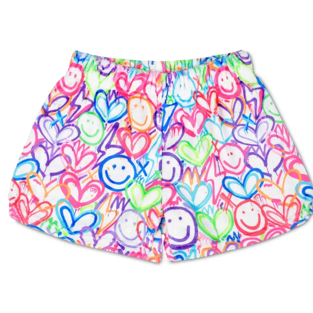 Iscream Girls Lightning Love Plush Shorts