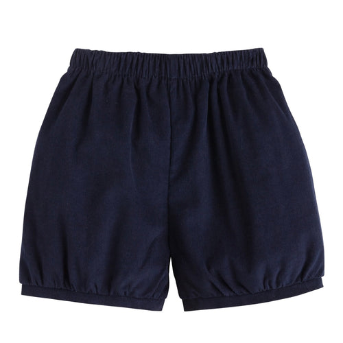 Little English Boys Navy Banded Short