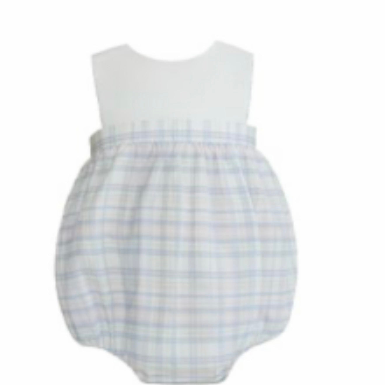 Krewe Boys Peyton Blue Spring Plaid Bubble
