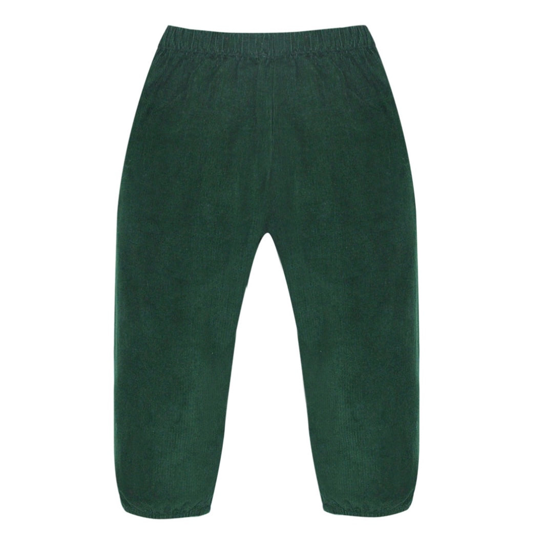 Remember Nguyen Boys Christmas Green Corduroy Pant