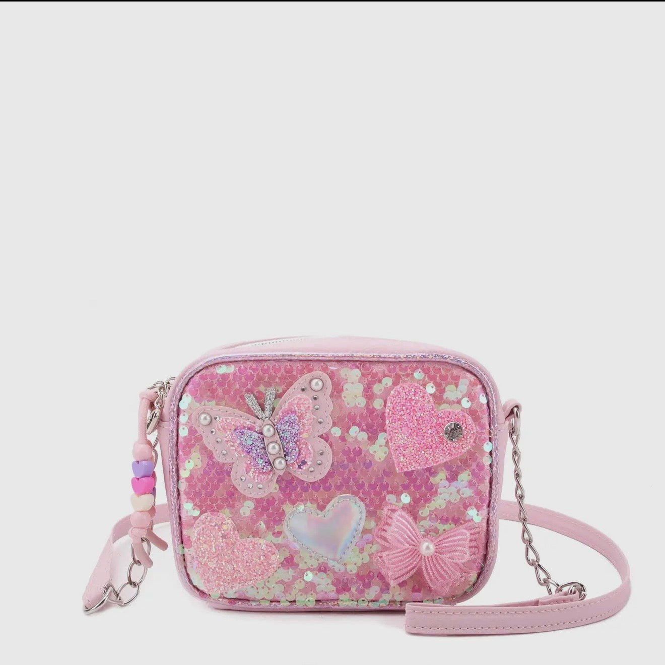 OMG Sequin Applique Crossbody Bag