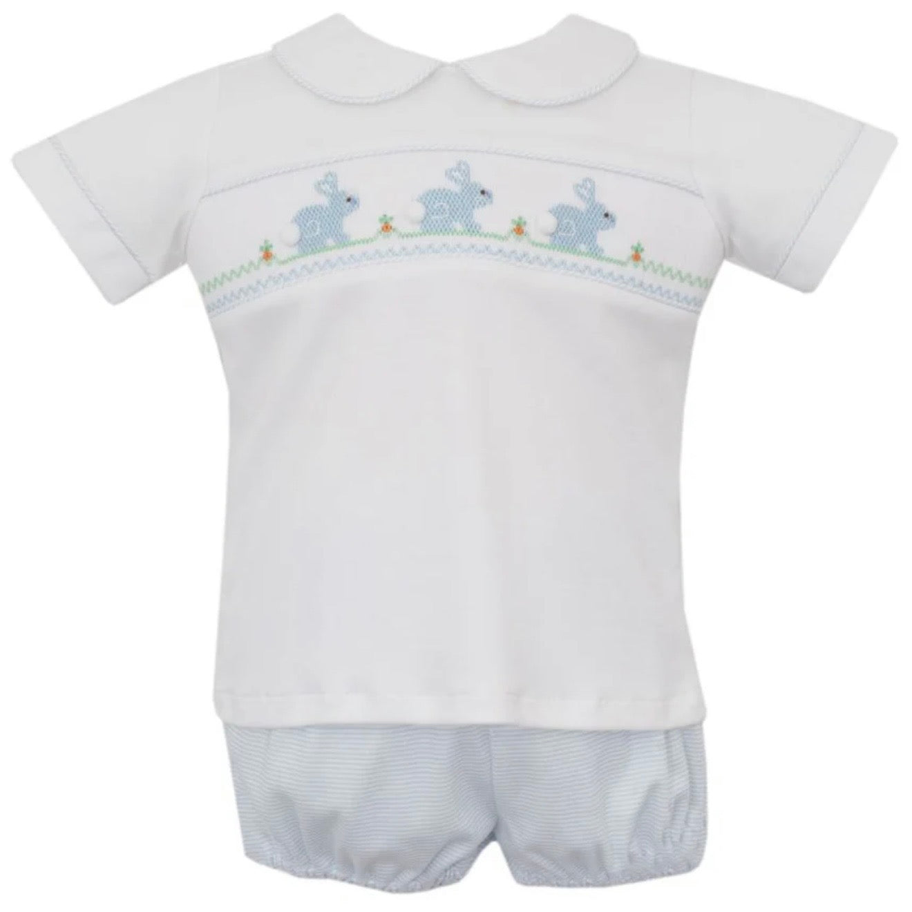 Petit Bebe Boys Bunny Diaper Set