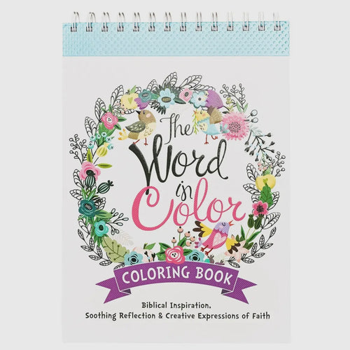 Christian Art Gifts The Word in Color Coloring Book