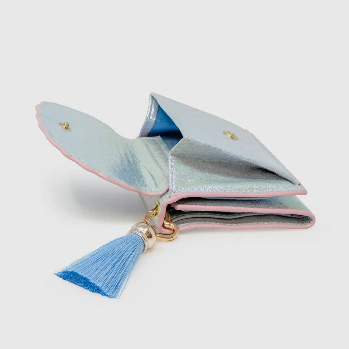 Tiny Treats Girls Seashell Treasure Coin Purse-Pearl