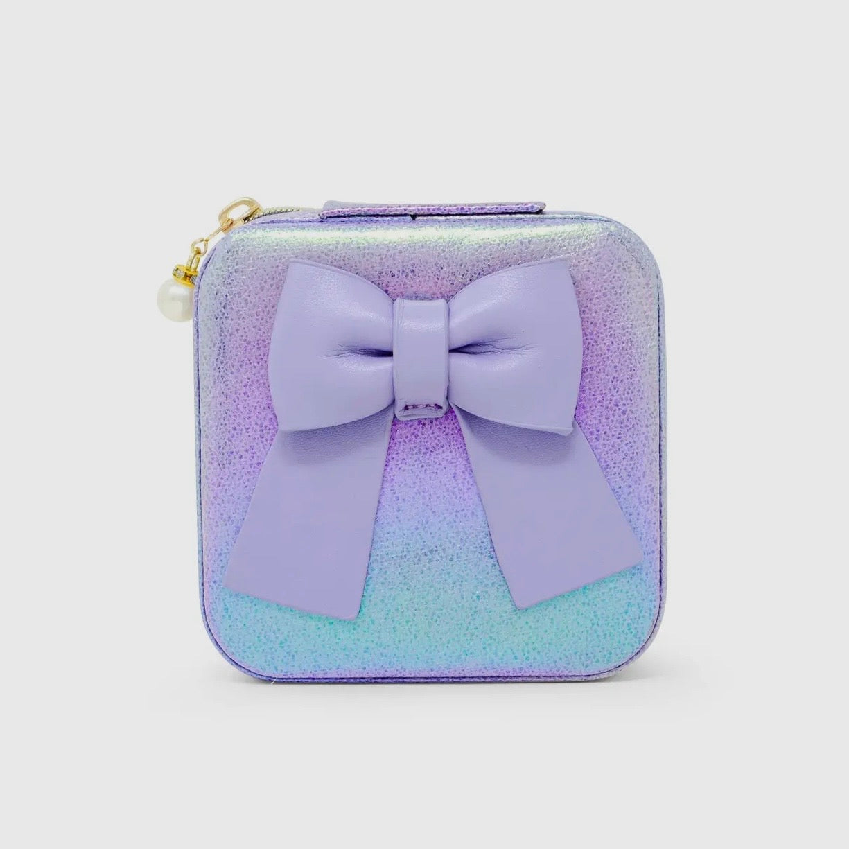 Tiny Treats Girls Shiny Jumbo Bow Jewelry Box