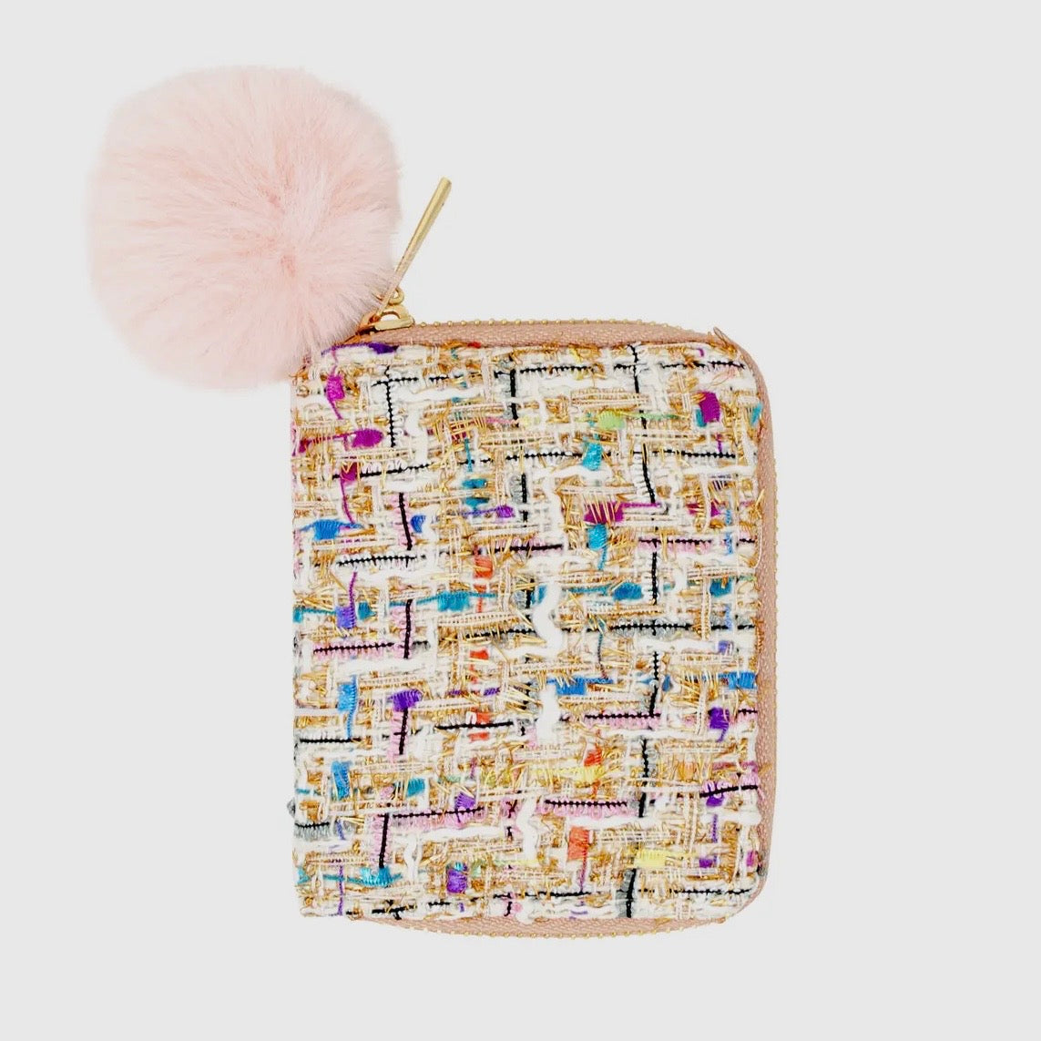 Tiny Treats Girls Mix Tweed Wallet