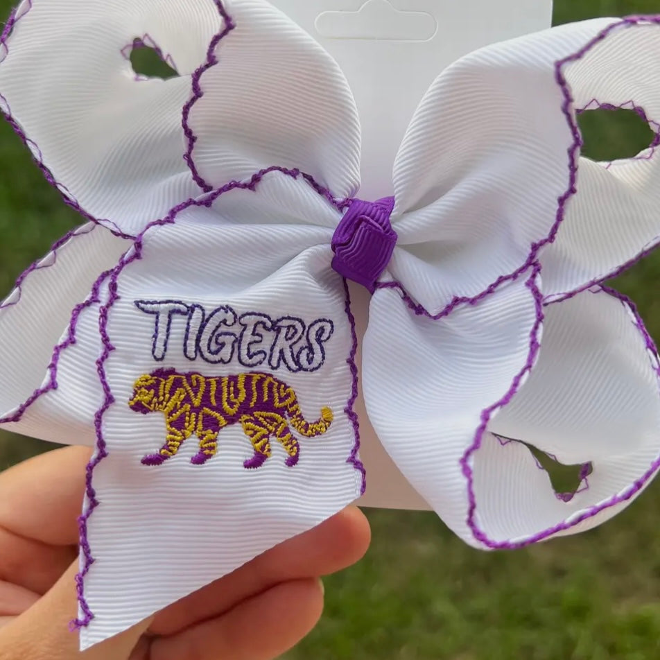 Just For Fun Threads Tiger Bow