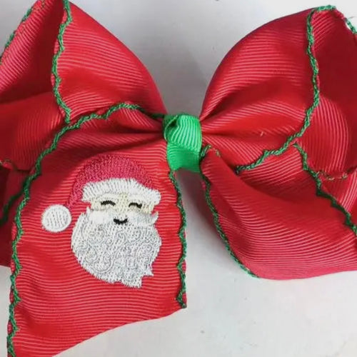 Just For Fun Threads Santa Claus Bow