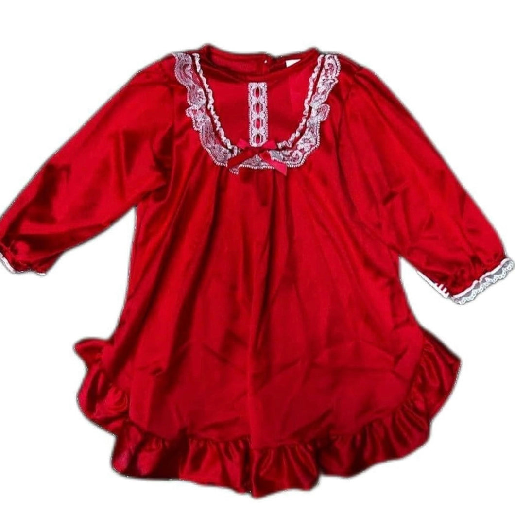 Laura Dare Girls Red LS Gown