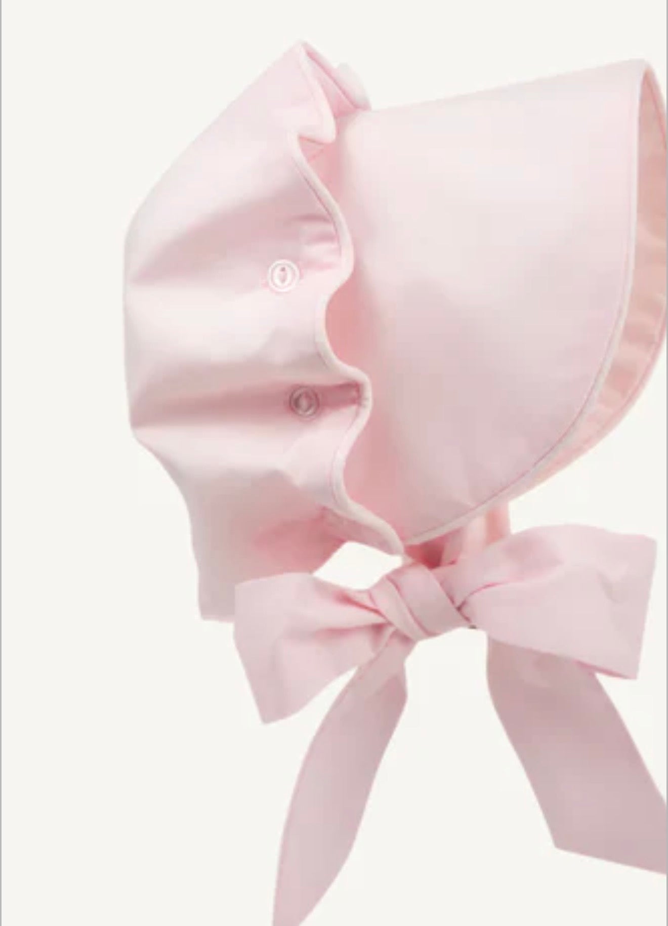 Beaufort Bonnet Girls Palm Beach Pink Broadcloth Bonnet