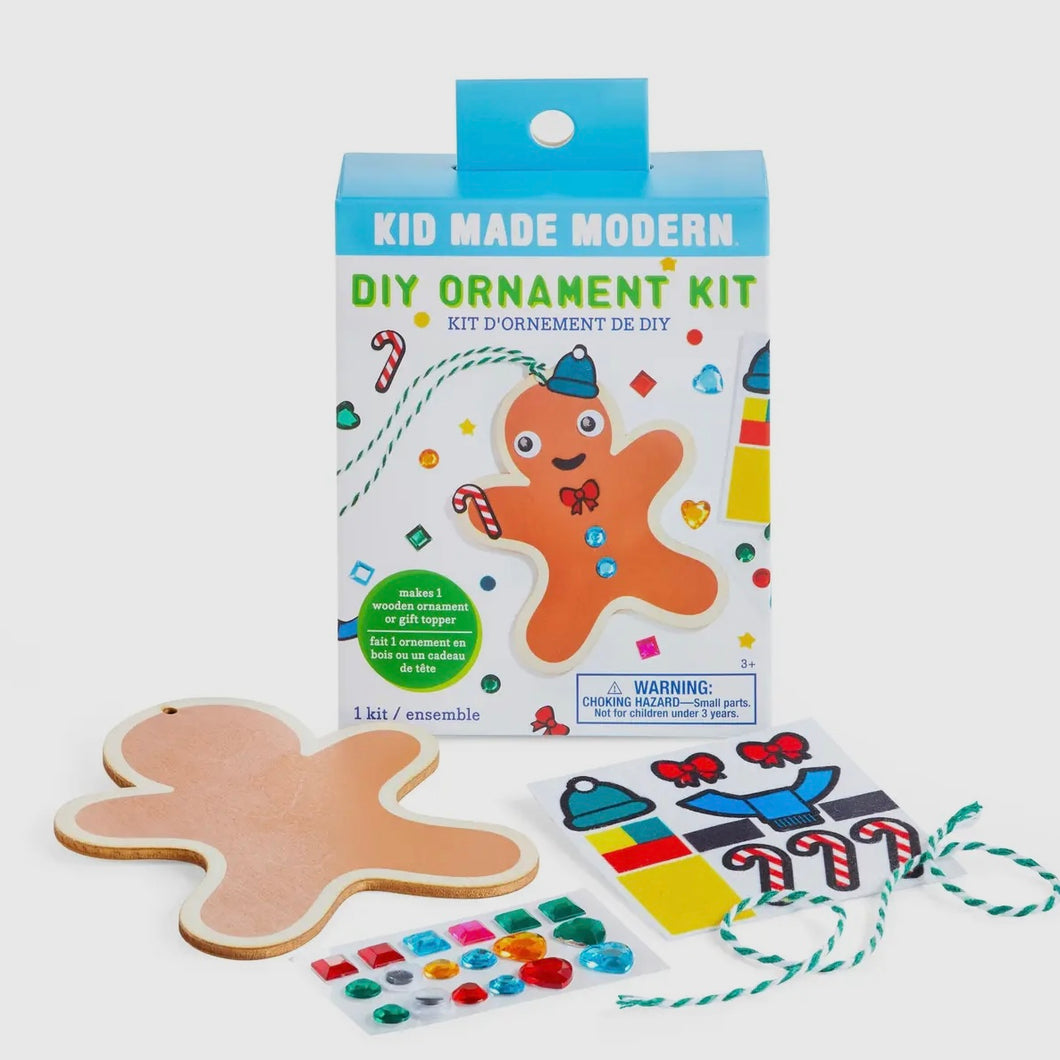 Kids Made Modern DIY Ornament Kit-Gingerbread