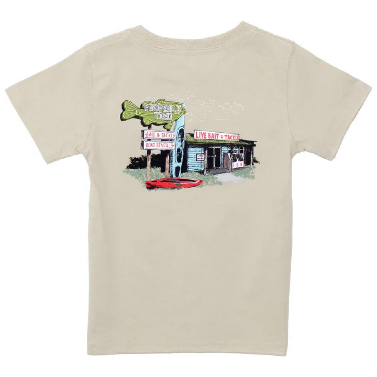 Properly Tied Boys SS Bait Shop Tee