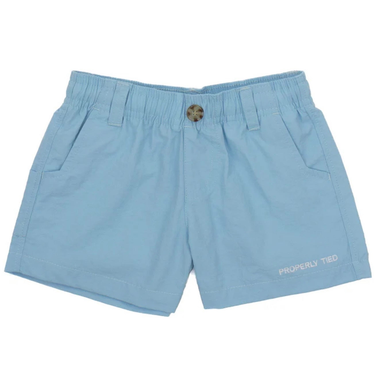 Properly Tied Boys Aqua Mallard Short