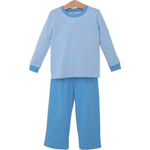 Trotter Street Boys Cornflower Stripe