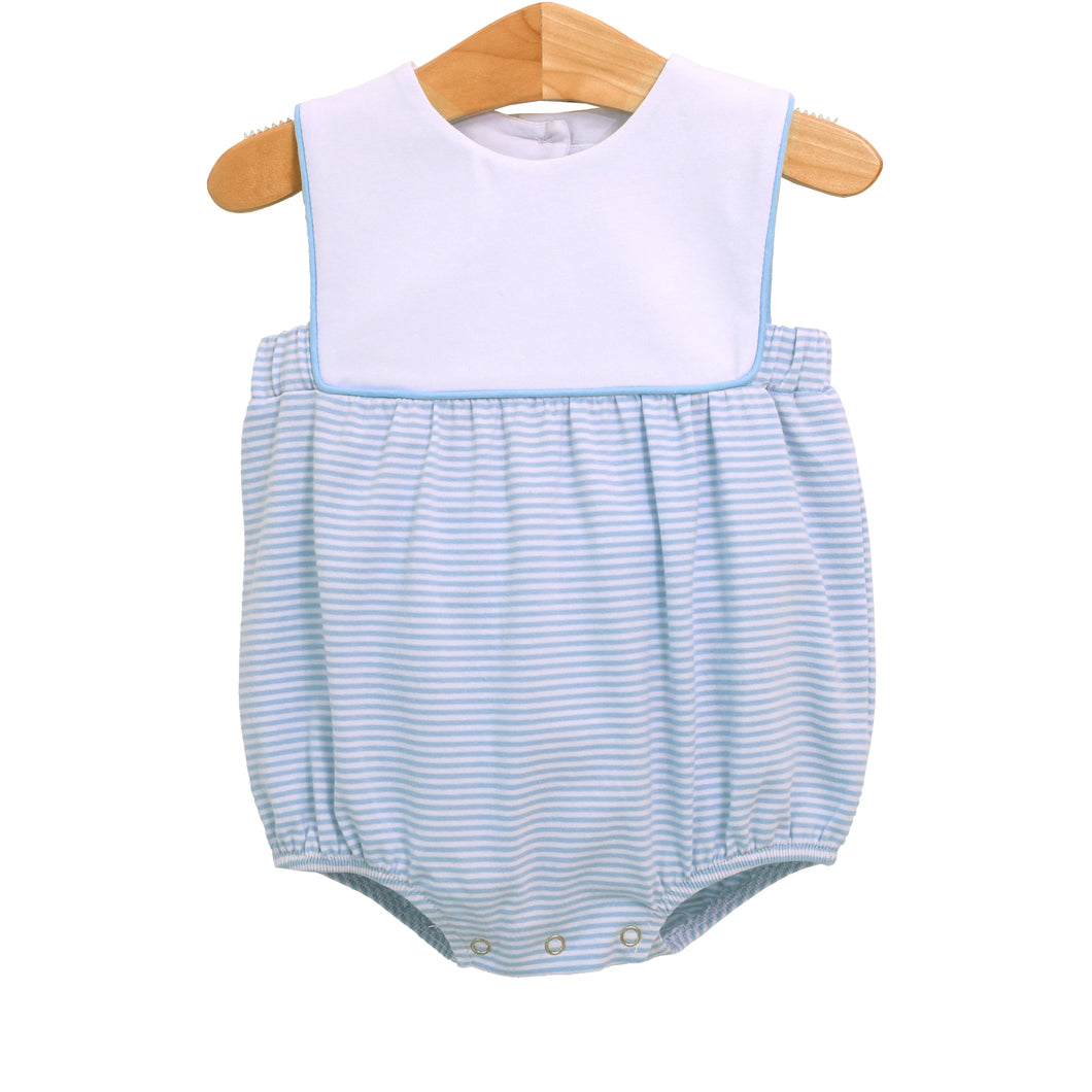 Trotter Street Boys Light Blue Stripe Noah Bubble