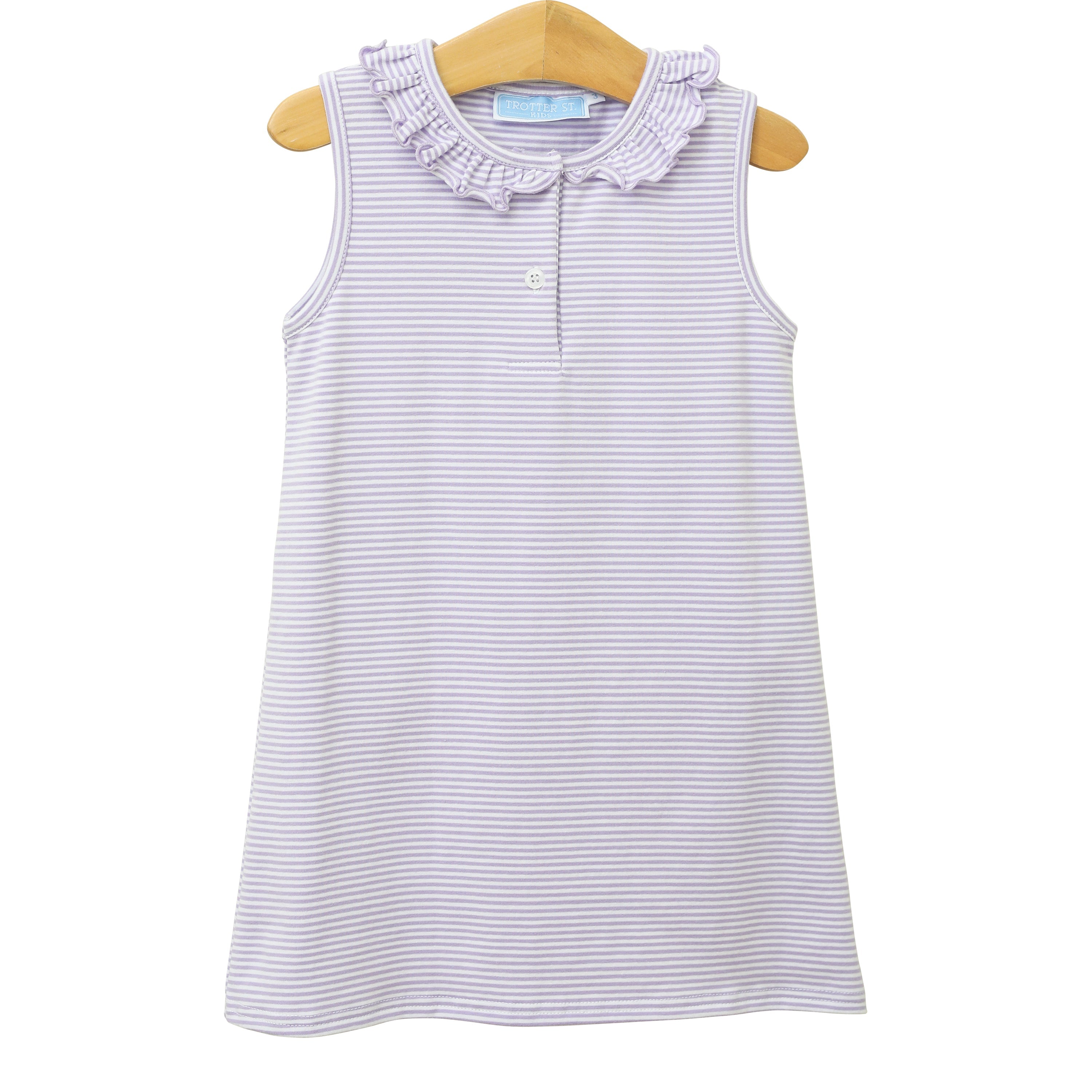 Trotter Street Lavender Stripe Nora Dress