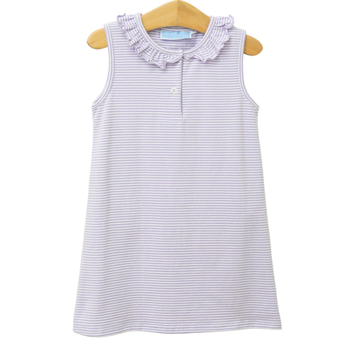 Trotter Street Lavender Stripe Nora Dress