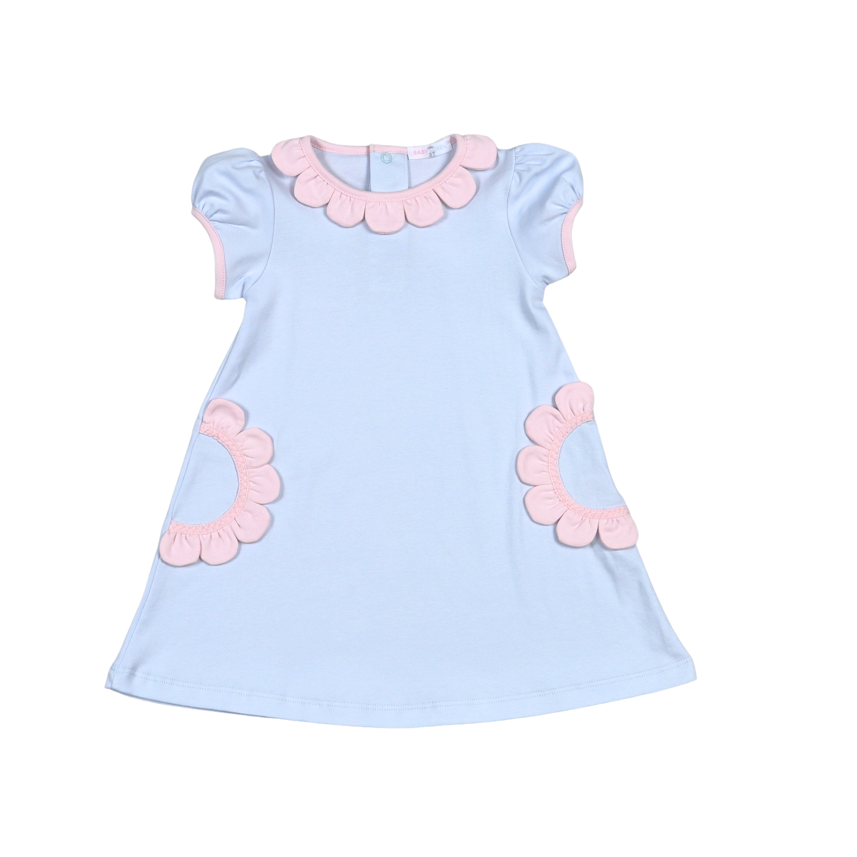 Baby Loren Girls Patti Blue Dress