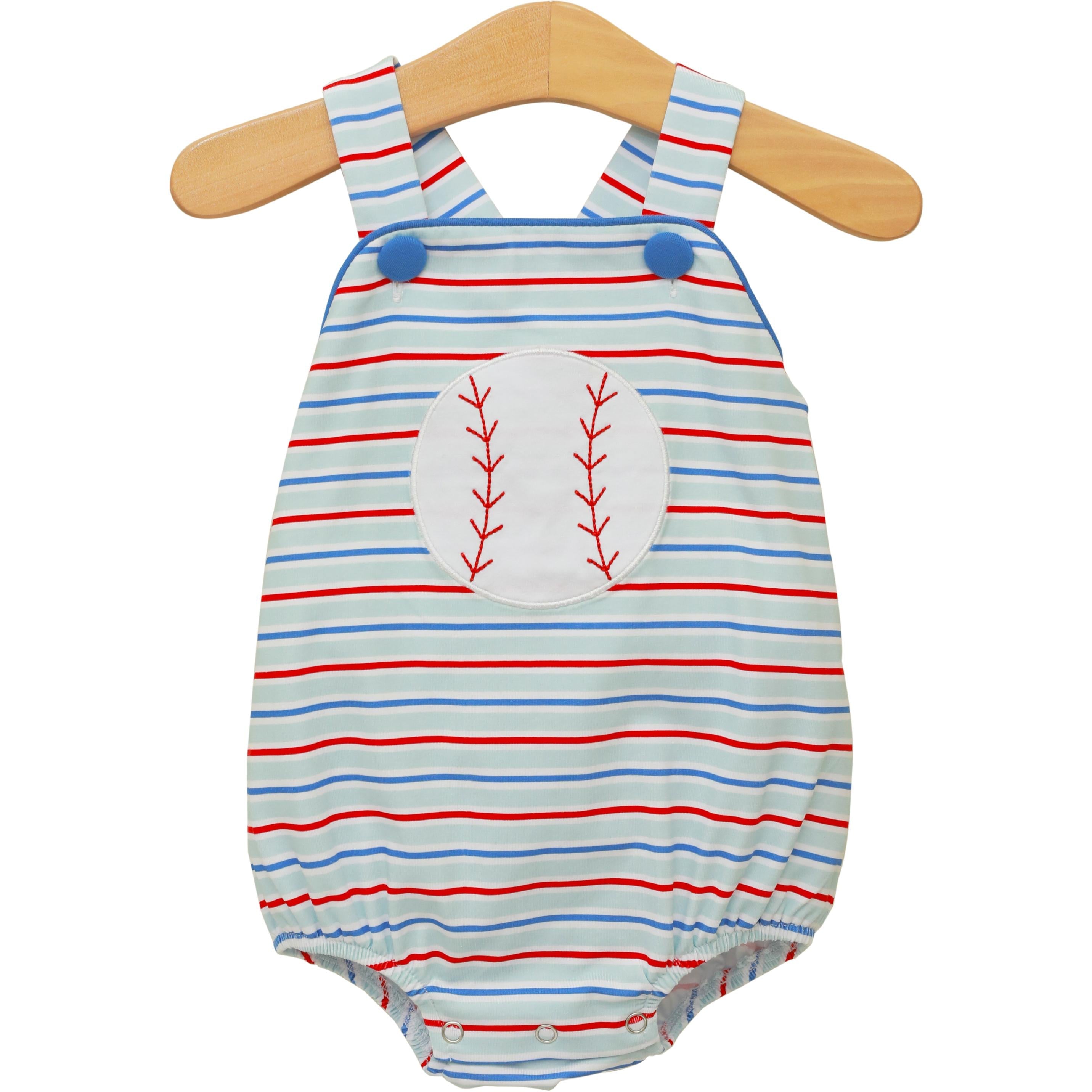 Trotter Street Boys Play Ball Sunsuit