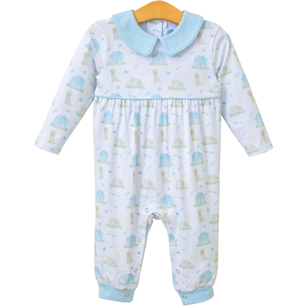 Trotter Street Boys LS Puppy Pals Romper