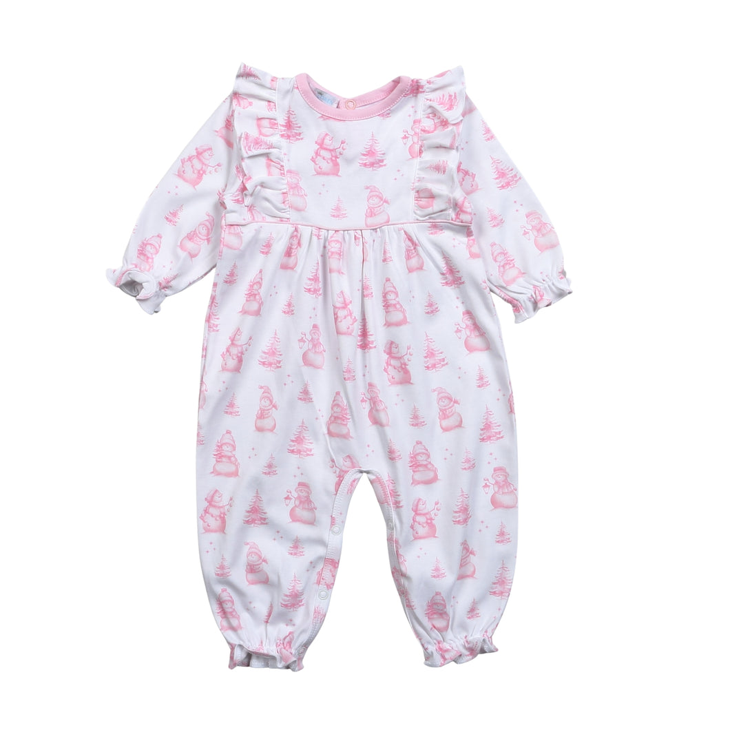 Baby Loren Snowman Pima Romper