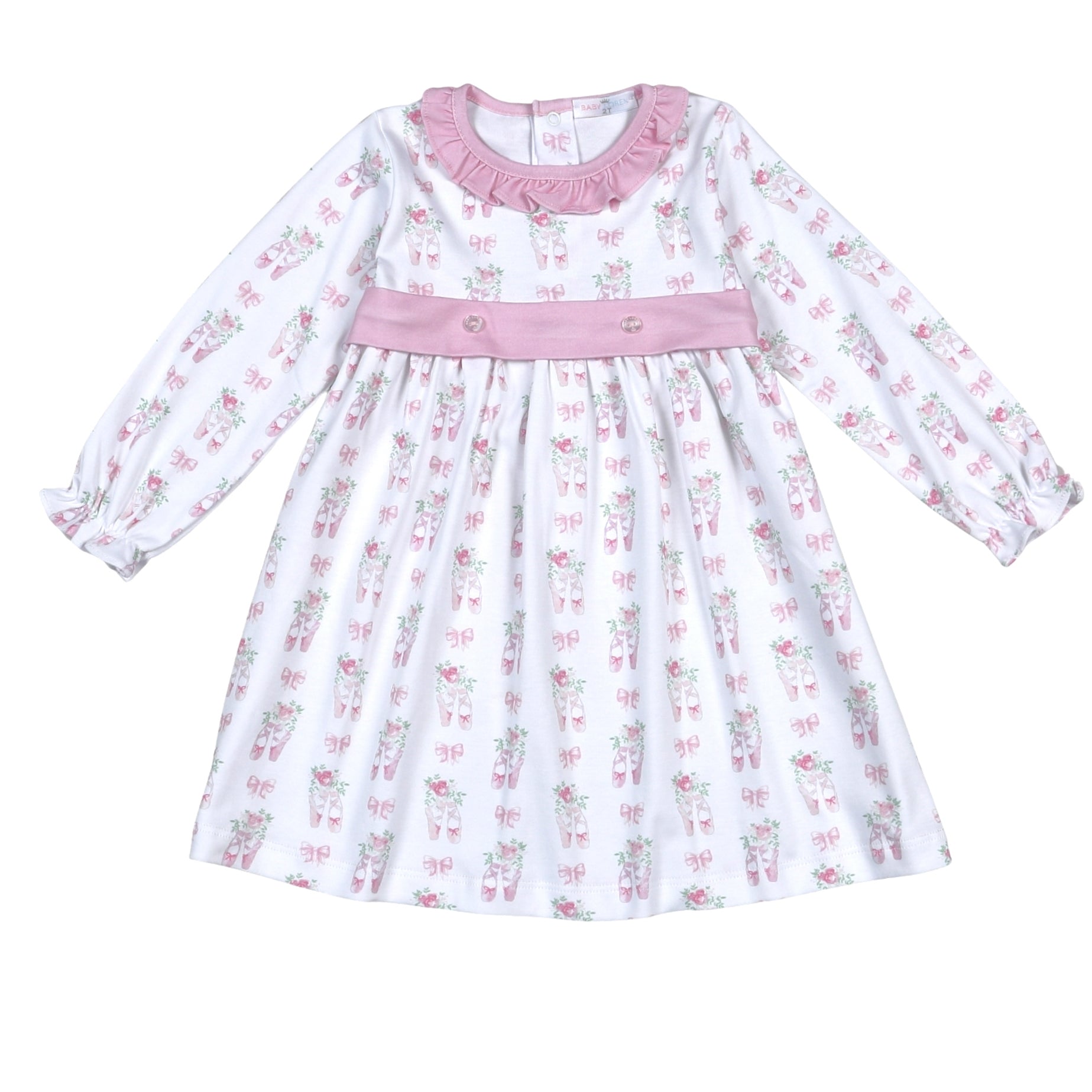 Baby Loren Girls Twinkle Toes Pima Dress