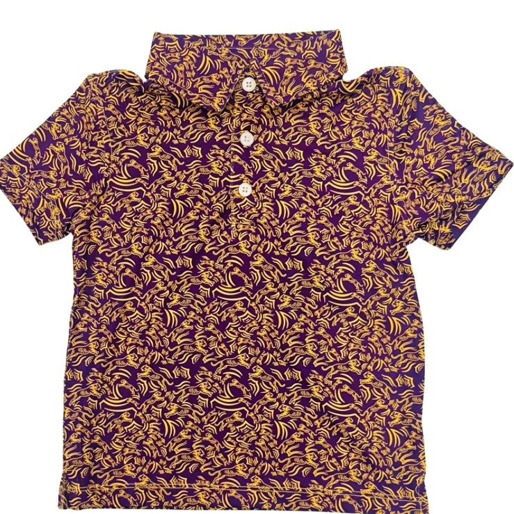 Meripex Boys Tiger Purple Gold
