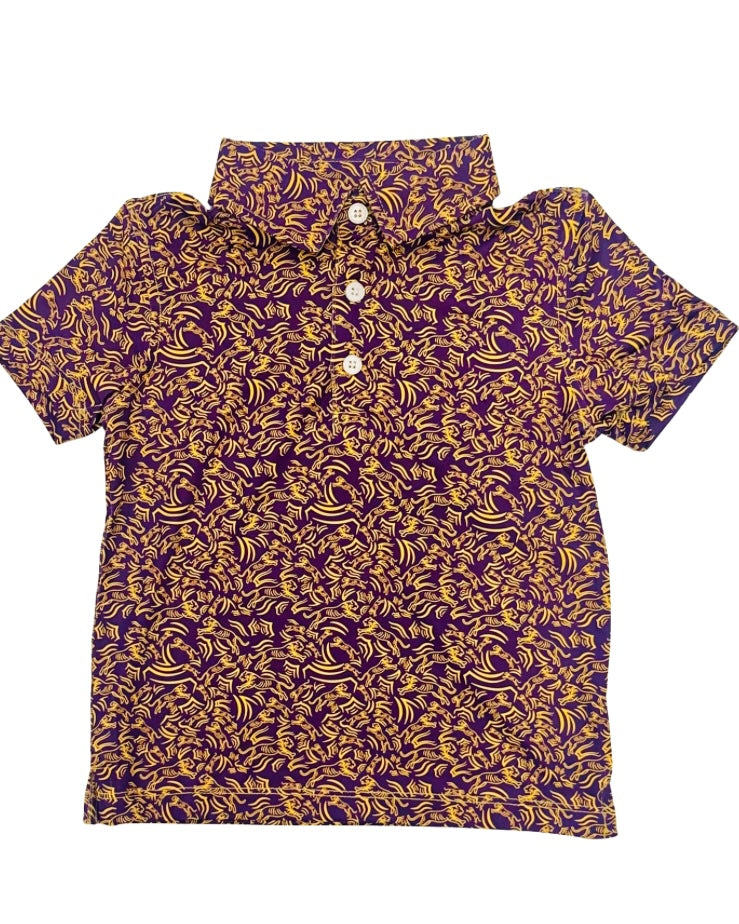 Meripex Boys Tiger Purple Gold
