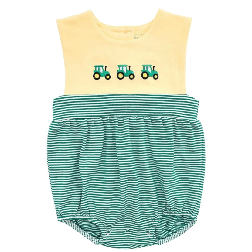 Itsy Bitsy Boys Tractor Sunsuit