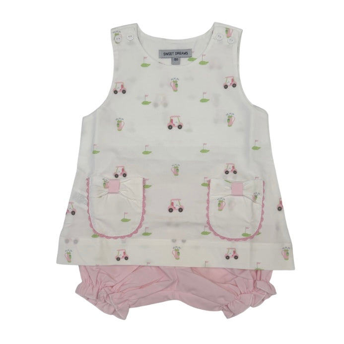 Sweet Dreams Girls Golf Bloomer Set