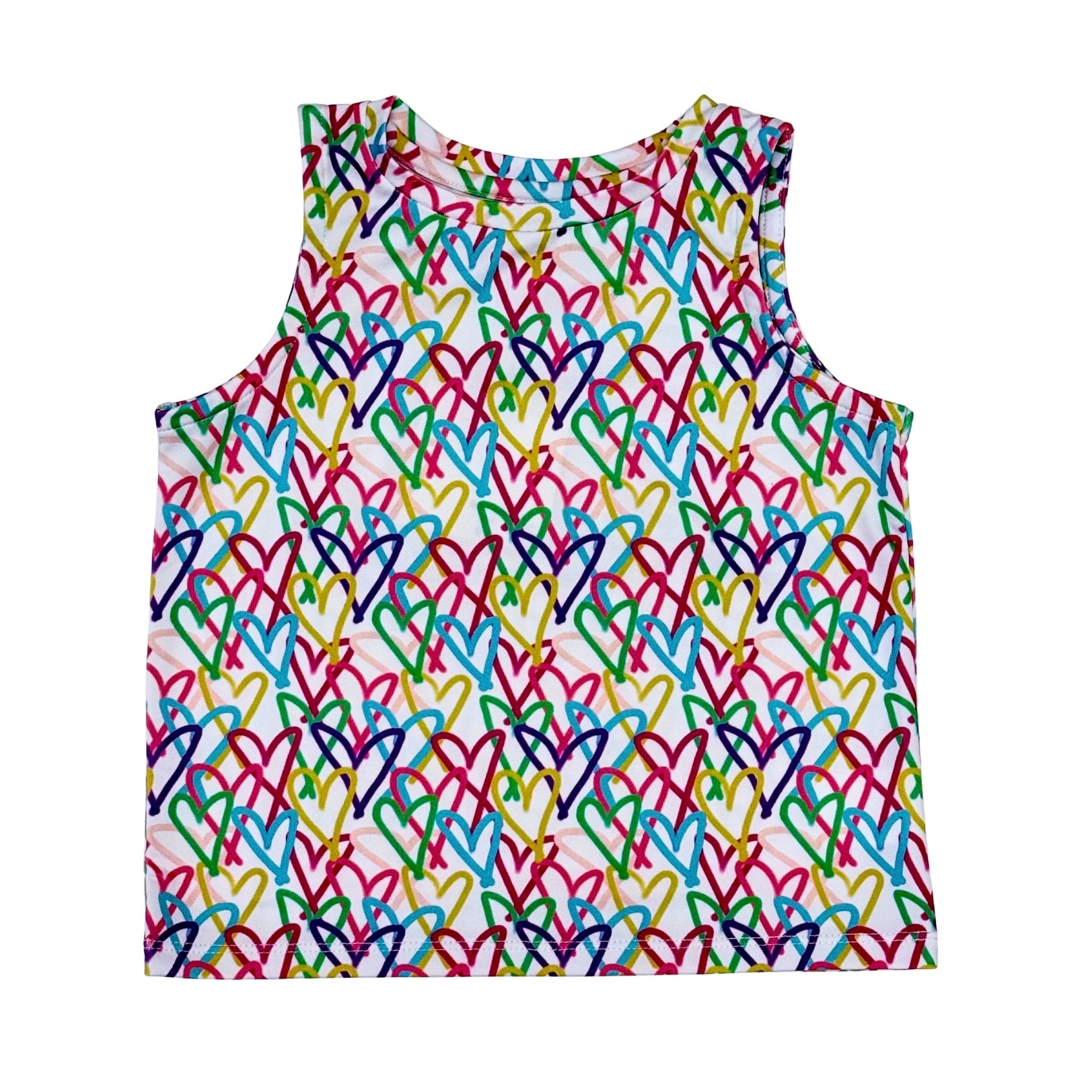 Honesty Girls Multi Heart Tank Top