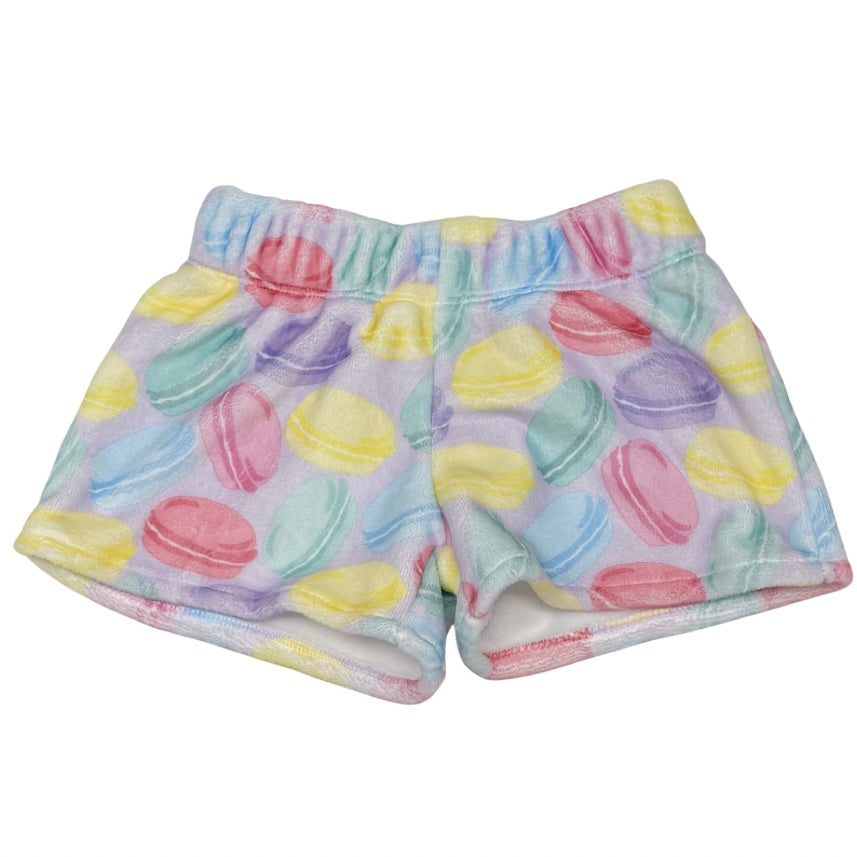 Azarhia Girls Macaroon Fuzzy Shorts
