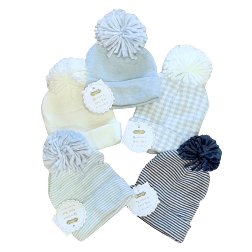 Mud Pie Boys Newborn Knit Hat-5 Styles Available